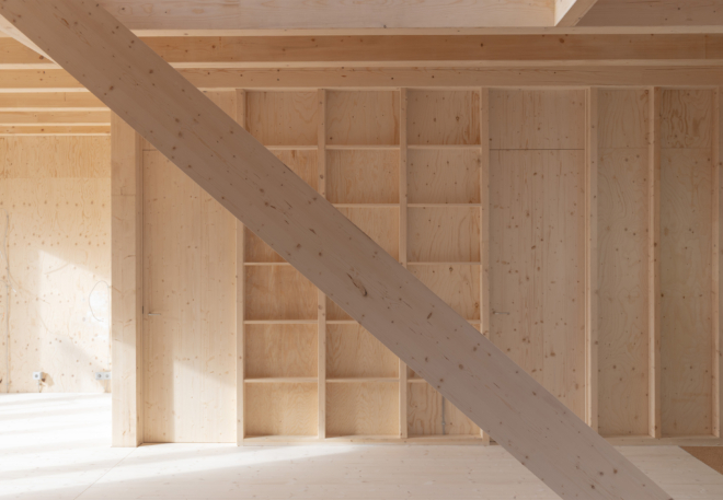 2a studio Stadthaus Flora Garderobe
